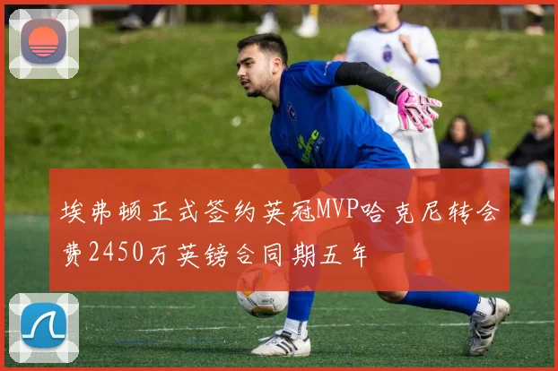 埃弗顿正式签约英冠MVP哈克尼转会费2450万英镑合同期五年